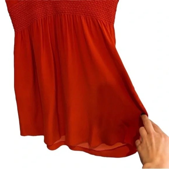 Babaton silk mini dress, sleeveless rounded hem, size XS excellent condition - Picture 7 of 10